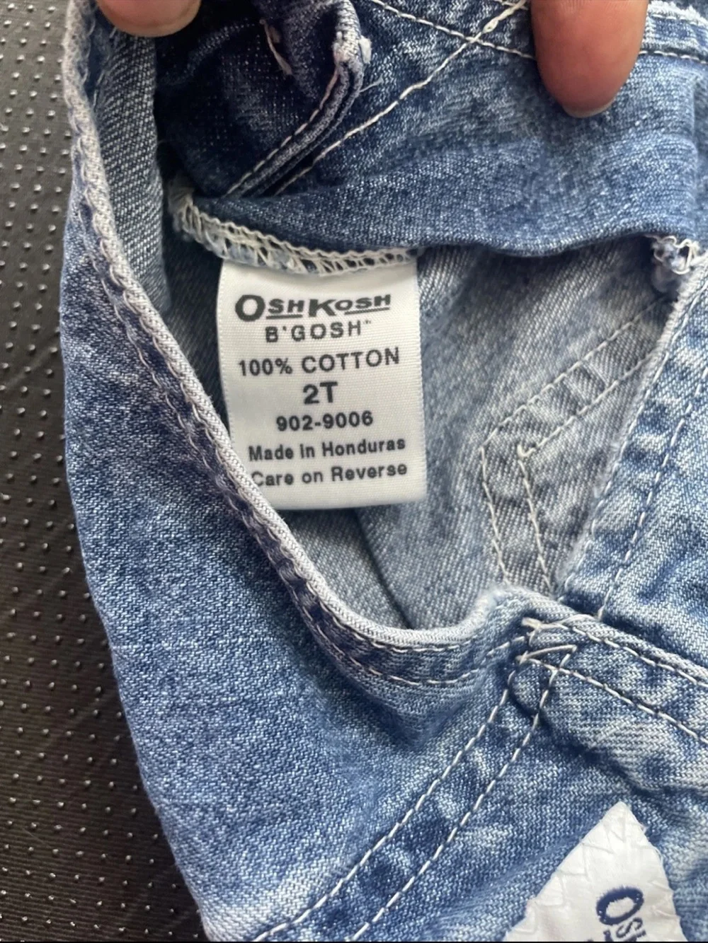 OshKosh B'gosh Light Blue Denim Pinafore Overall Dress